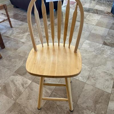 Wood Barstool