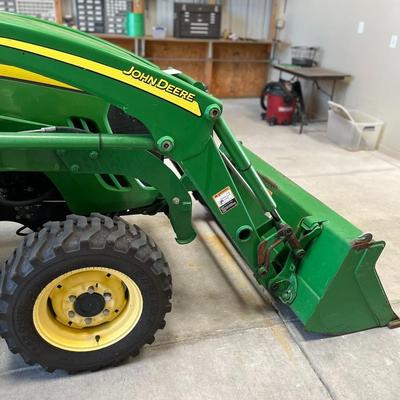 2007 John Deere 3320 With 300 CX Loader & Cab with Air Conditioning