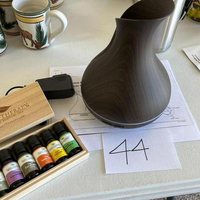 Aroma Diffuser Plant Therapy W/Essential Oils