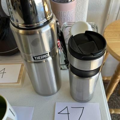 Assorted Thermos & Cup