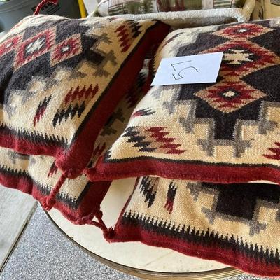 4 Native American Style Décor Pillows