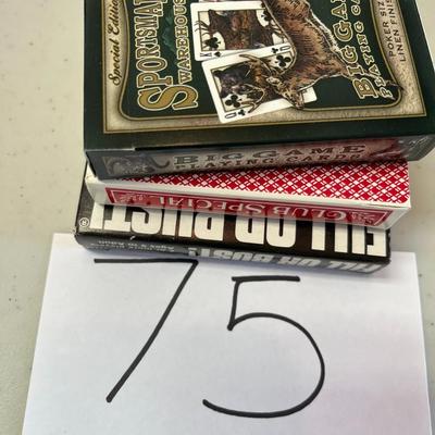 3 Packs Of Playing Cards