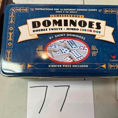 Collector's Dominoes Shiny Edition Metal Case