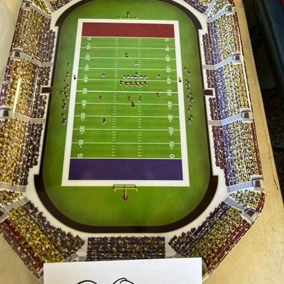 Plastic Football Serving Tray