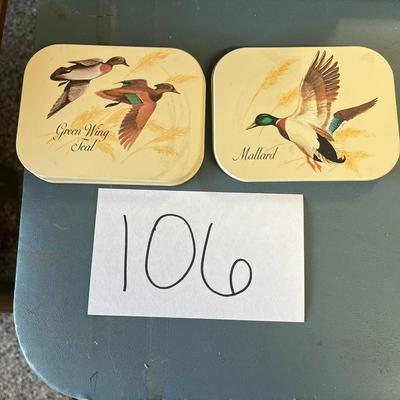 4 Duck Drink Coasters