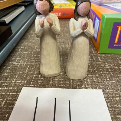 2 Praying Willow Tree Sisters By Heart