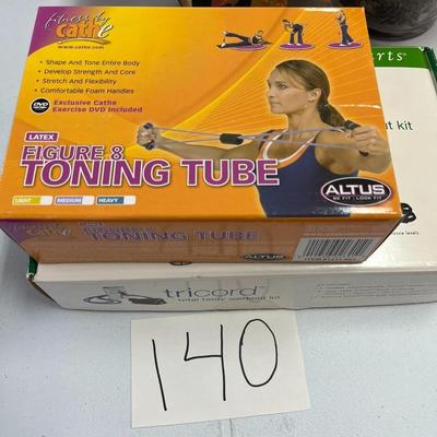 Fitness By Cathe Figure 8 Toning Tube & Tricord Total Body Workout Kit