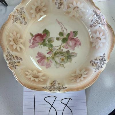 Flowered Bavaria Decorative Bowl