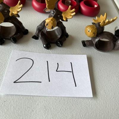 3 Moose Napkin Holders