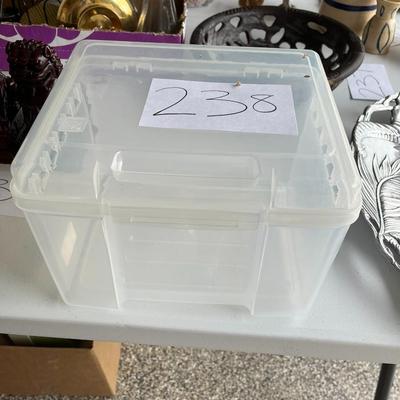 Clear Plastic Storage Container