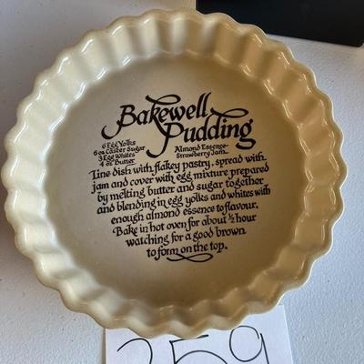 Pearsons Of Chesterfield Bakewell Pudding Pie Dish