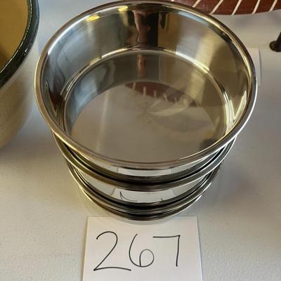 4 Stainless Steel Bowls