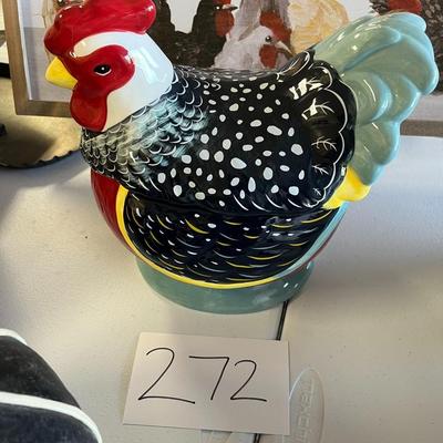 Market Square Chicken Cookie Jar