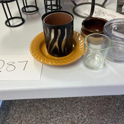 5 Piece Bundle Of Candle Holders