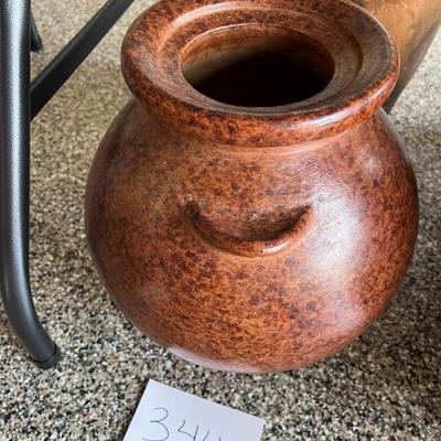 Large Tan/Brown Vase 