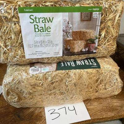 3 Hobby Lobby (5in x 6in x 13in) Bags Of Straw Bale