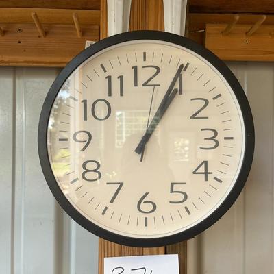 Black Wall Clock