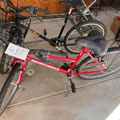 Red Diamond Back Bike, Gel Seat