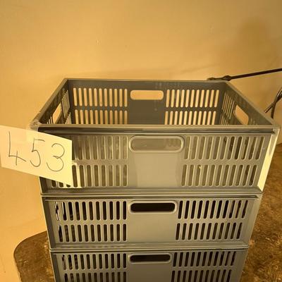 3 Gray Storage Shelf