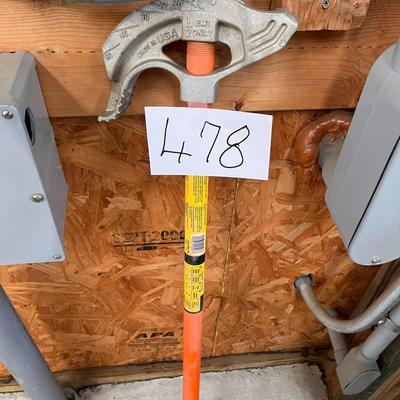 1/2in. EMT Only Aluminum Bender Head Handle