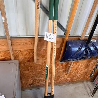 Pole Hole Digger W/Mearurement On Handle