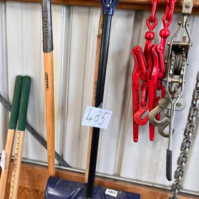 Blue/Black Snow Shovel