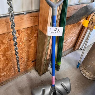 Blue/Gray Snow Shovel