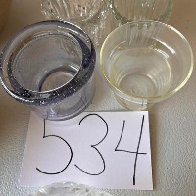 4 Random Votive Candle Holders