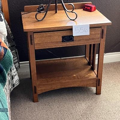 One Drawer Wood Night Stand
