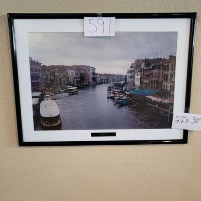 Venice Photo Print, Double Matted 