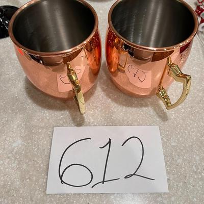 2 Copper Mule Cups