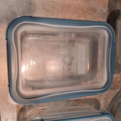 SNAPWARE GLASS FOOD STORAGE CONTAINERS