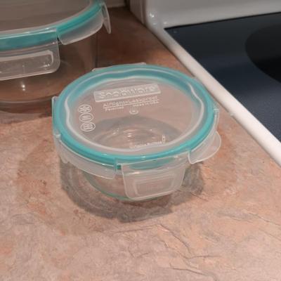 SNAPWARE GLASS FOOD STORAGE CONTAINERS