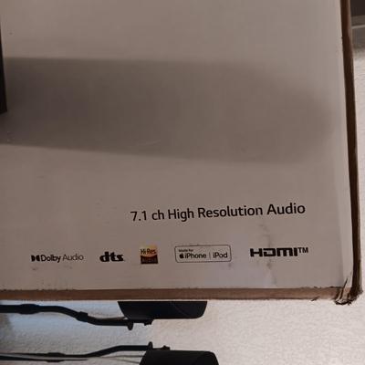 NEW IN SEALED BOX LG SOUND BAR WITH MERIDIAN