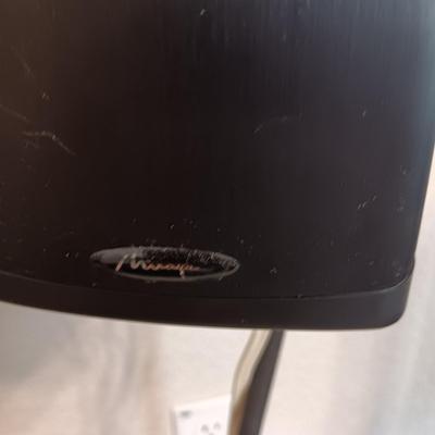 MIRAGE NANO S8 AND 2 MIRAGE NANOSAT SPEAKERS ON ADJUSTABLE HEIGHT STANDS