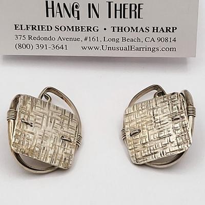 Two Pairs Handmade Sterling Silver Ear Wraps