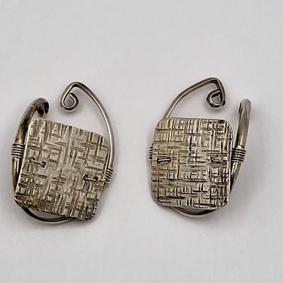 Two Pairs Handmade Sterling Silver Ear Wraps