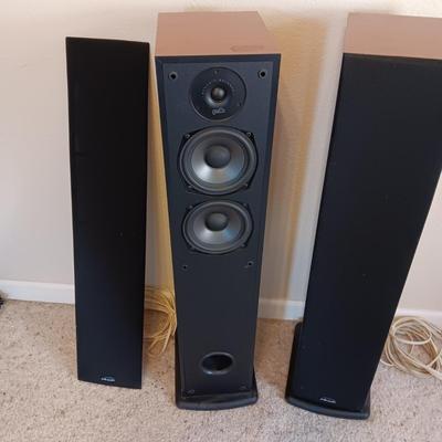 POLK AUDIO R40 TOWER SPEAKERS