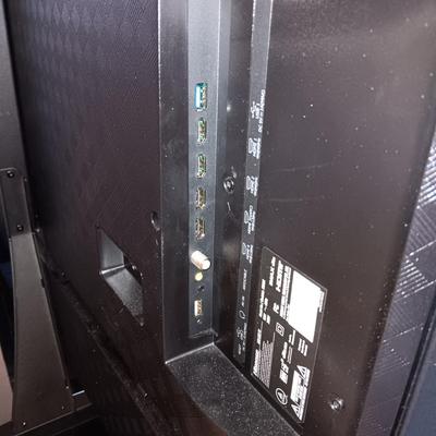 HISENSE 65" LED, LCD TV PLUS 3 TIER MEDIA STAND
