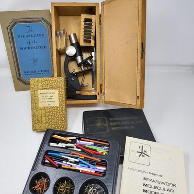 Fun With Science & Discovery - Vintage Microscope & More