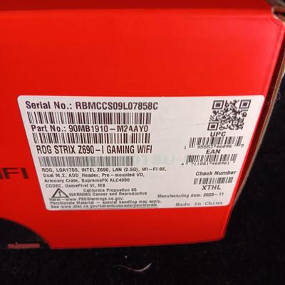 ROG STRIX Z690 GAMING WIFI