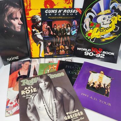 Memoribilia Concert Booklets Lot