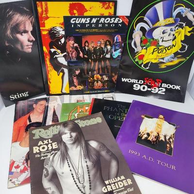 Memoribilia Concert Booklets Lot