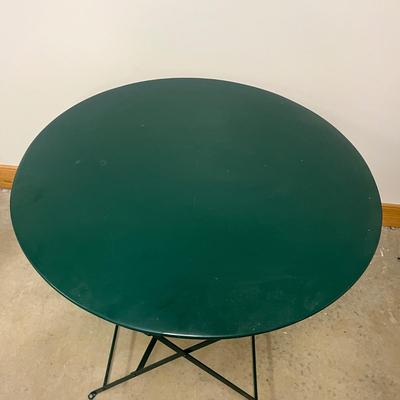 Moulin Galland Folding Iron & Wood Patio Set (2G1-MG)