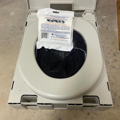 Portable Shower Tent With Two Sun Shower Bags & Camp Toilet (2G1-MG)