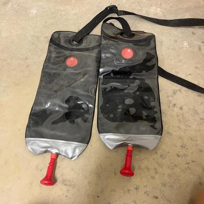 Portable Shower Tent With Two Sun Shower Bags & Camp Toilet (2G1-MG)