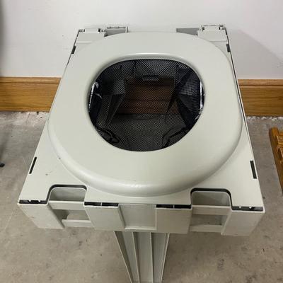 Portable Shower Tent With Two Sun Shower Bags & Camp Toilet (2G1-MG)