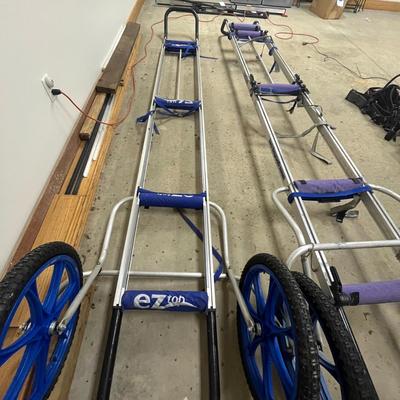 Two EZ Top Kayak Carts (2G1-MG)