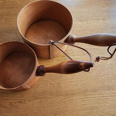 Pair of Frye's Measure Mill Piggins