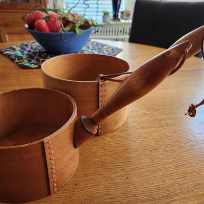 Pair of Frye's Measure Mill Piggins